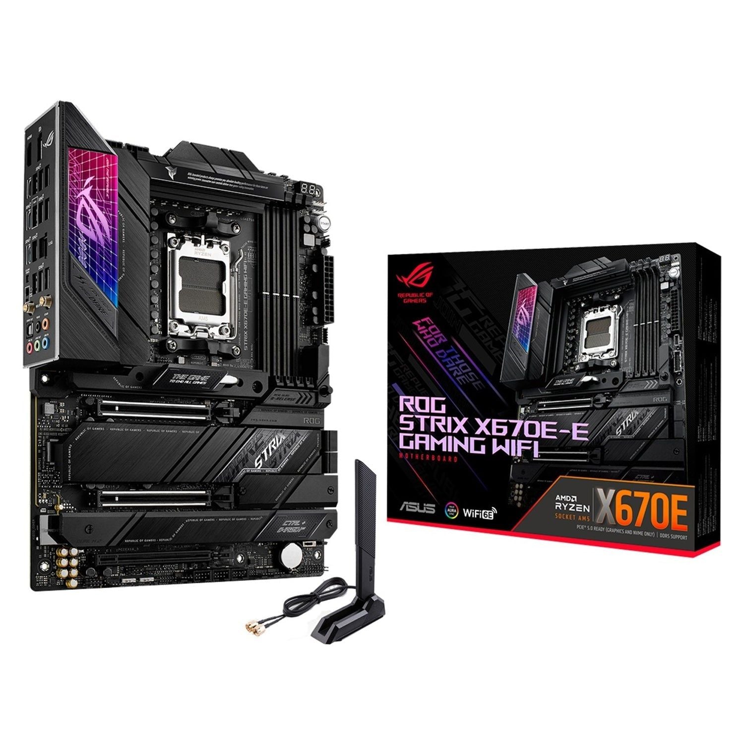 ASUS ROG STRIX X670E-E GAMING WIFI Socket AM5 - OVERCLOCK Computer