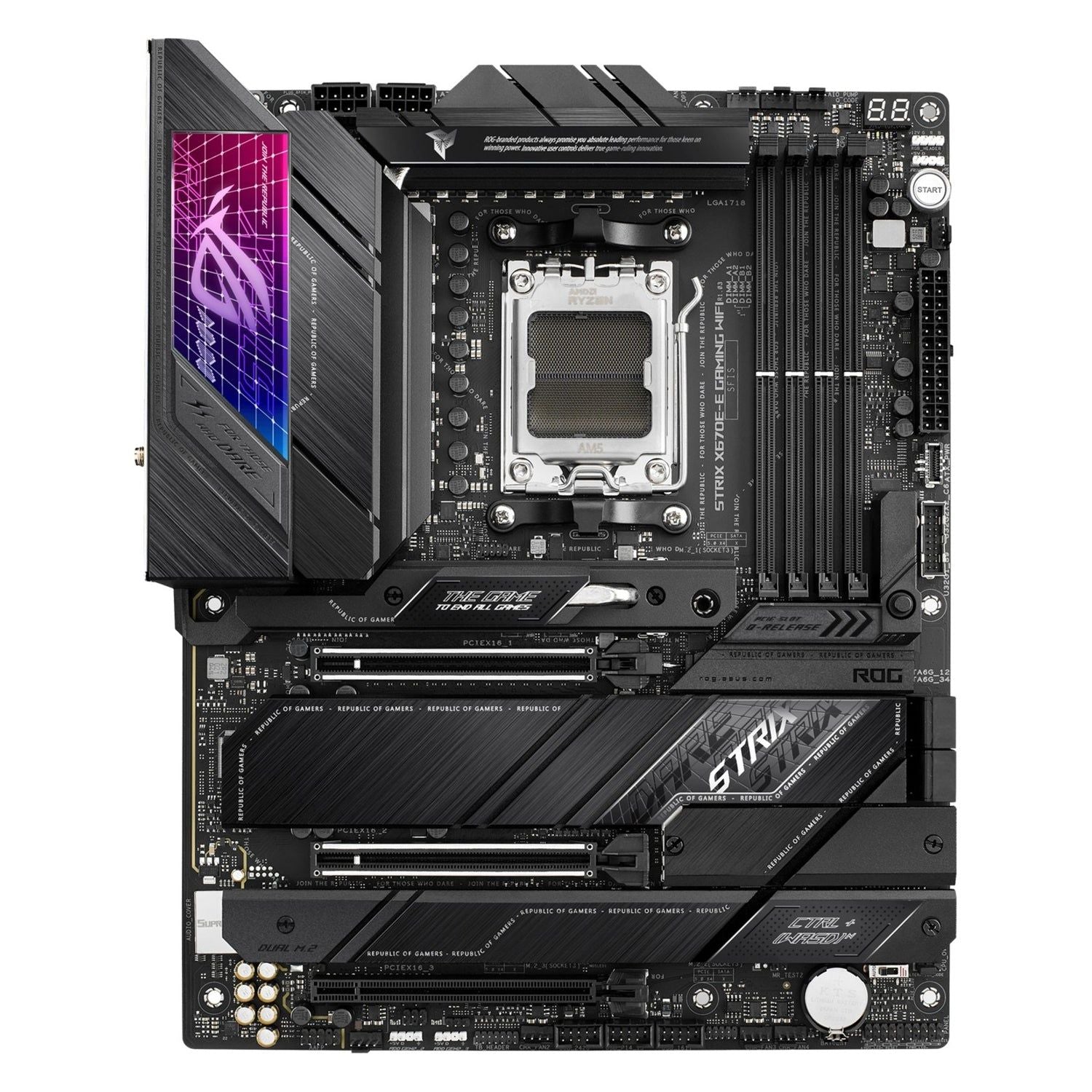 ASUS ROG STRIX X670E-E GAMING WIFI Socket AM5 - OVERCLOCK Computer