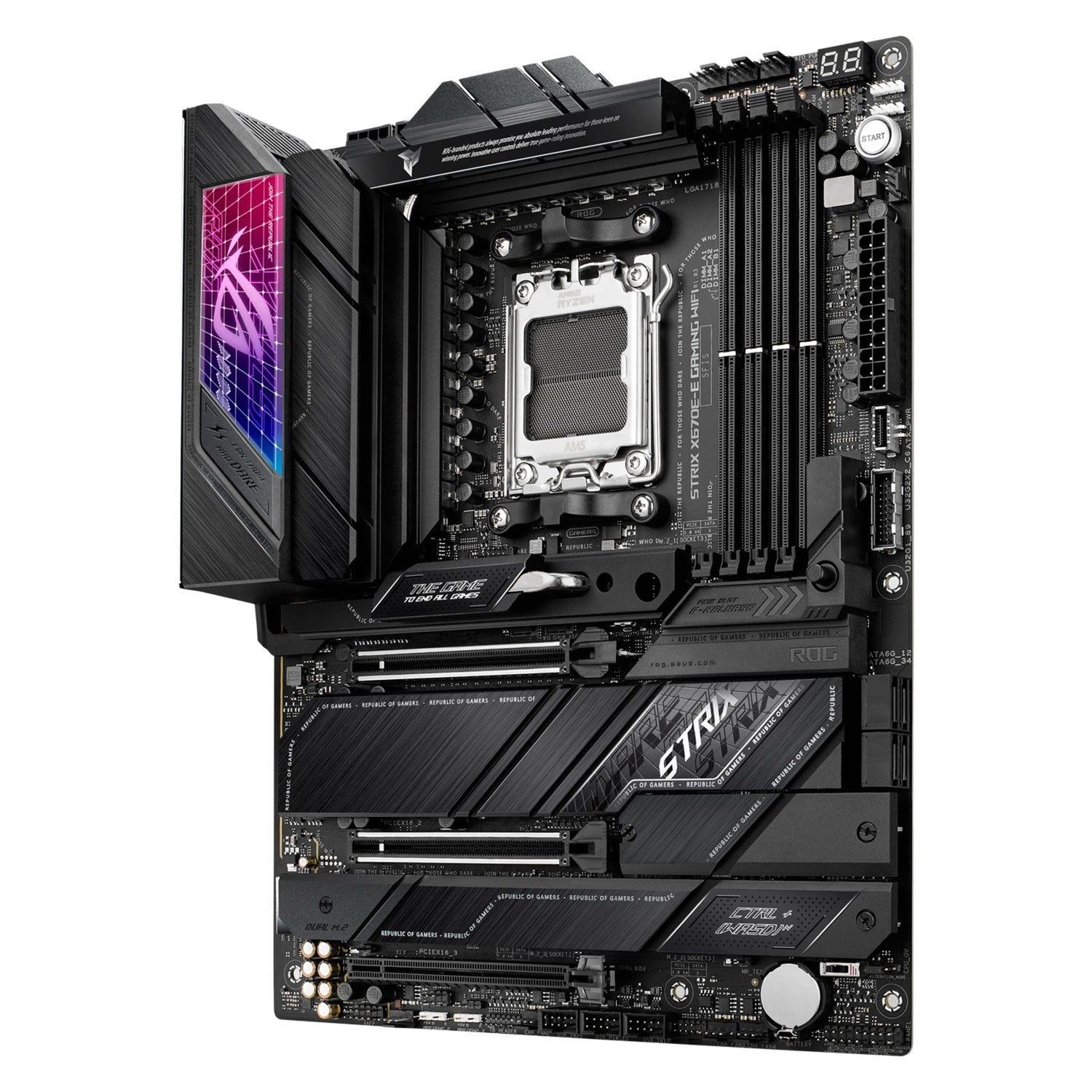 ASUS ROG STRIX X670E-E GAMING WIFI Socket AM5 - OVERCLOCK Computer