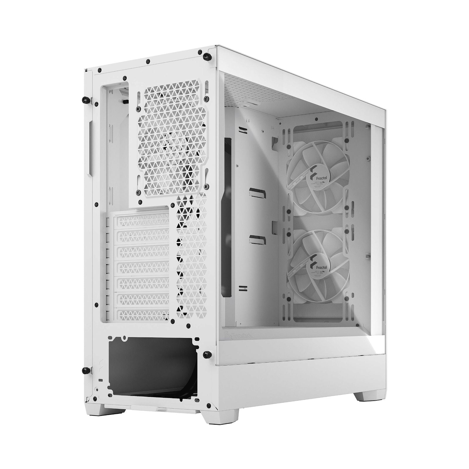 FRACTAL CASE MID TOWER POP AIR RGB WHITE TG CLEAR TINT - OVERCLOCK Computer