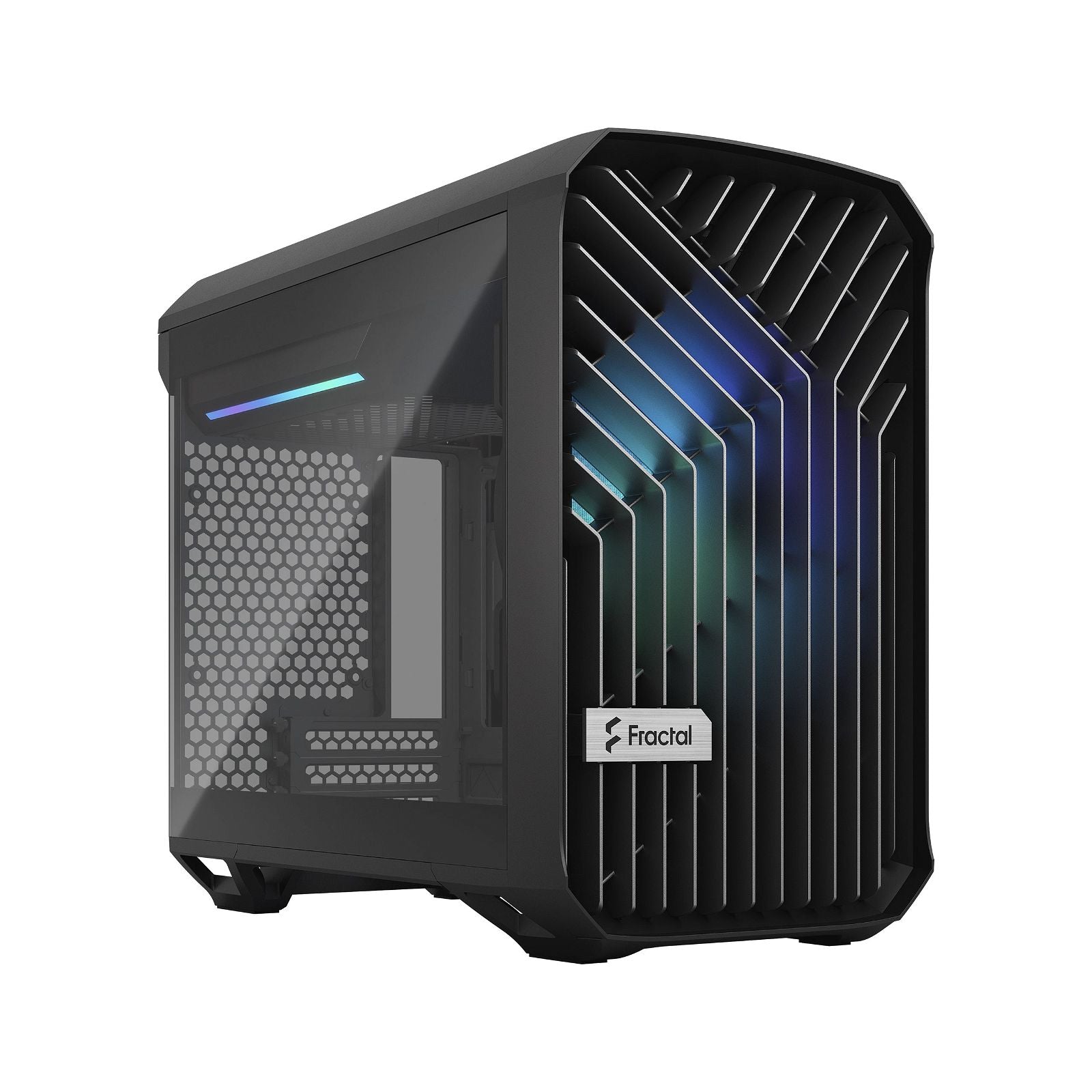 FRACTAL CASE MINI ITX TORRENT NANO RGB BLACK TG LIGHT TINT - OVERCLOCK Computer