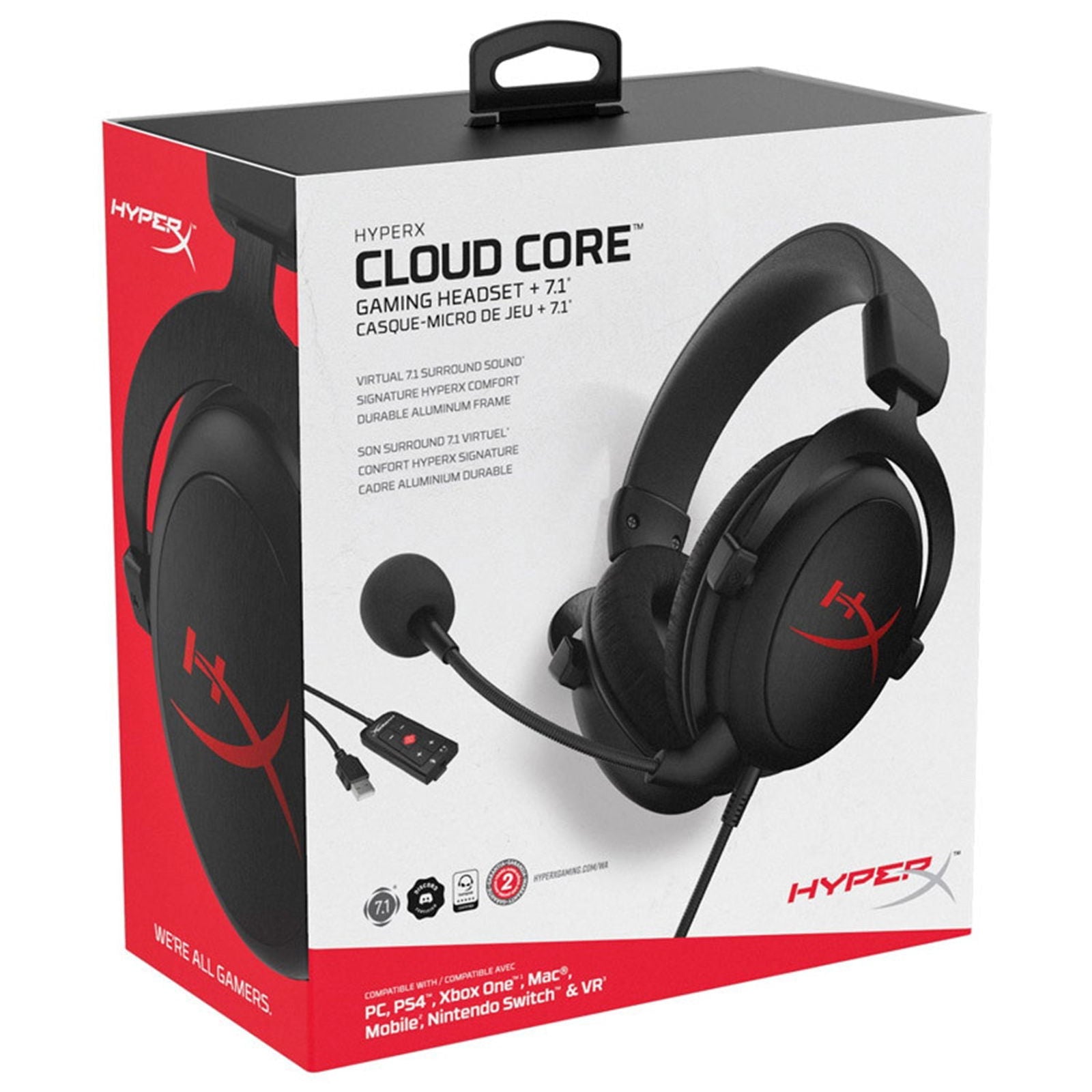 HyperX Cloud Core 7.1 Gaming Headset - OVERCLOCK Computer