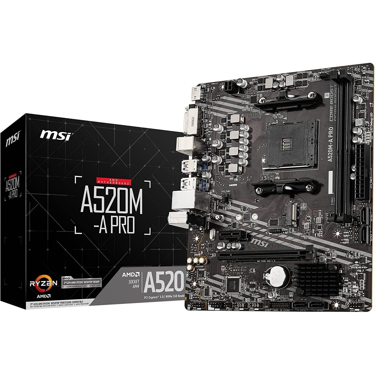 MSI A520M-A PRO - OVERCLOCK Computer