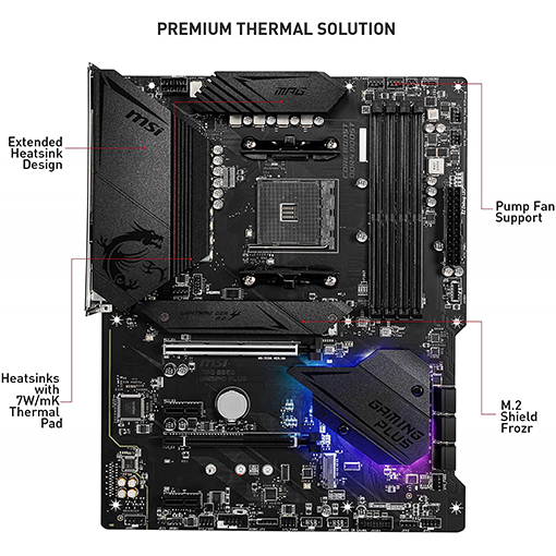 MSI MPG B550 GAMING PLUS - OVERCLOCK Computer