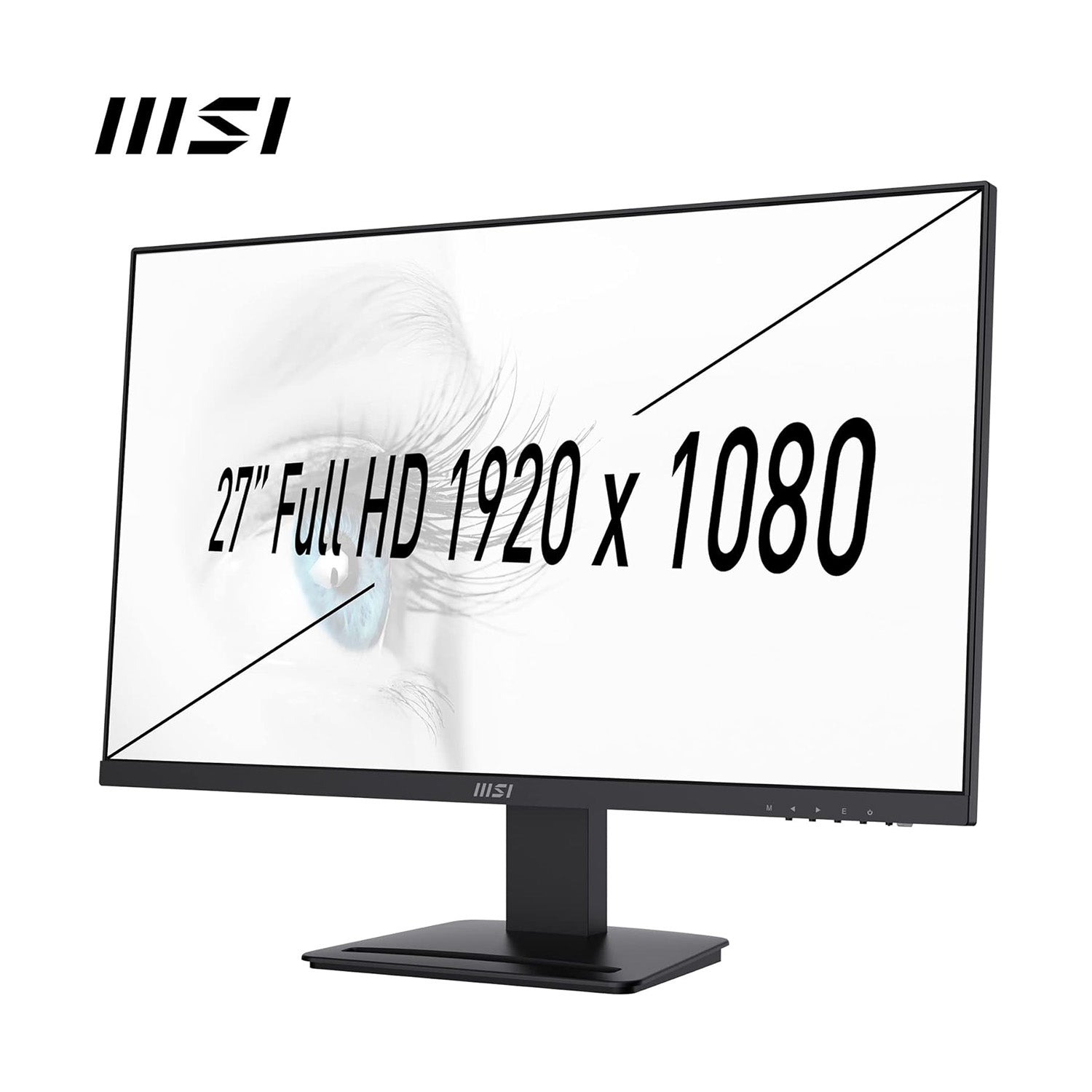 MSI PRO MP273 Monitor Flat 27", Full HD (1920x1080), 75Hz, 5ms, IPS 1x HDMI e 1x DP, VESA 75x57mm standard