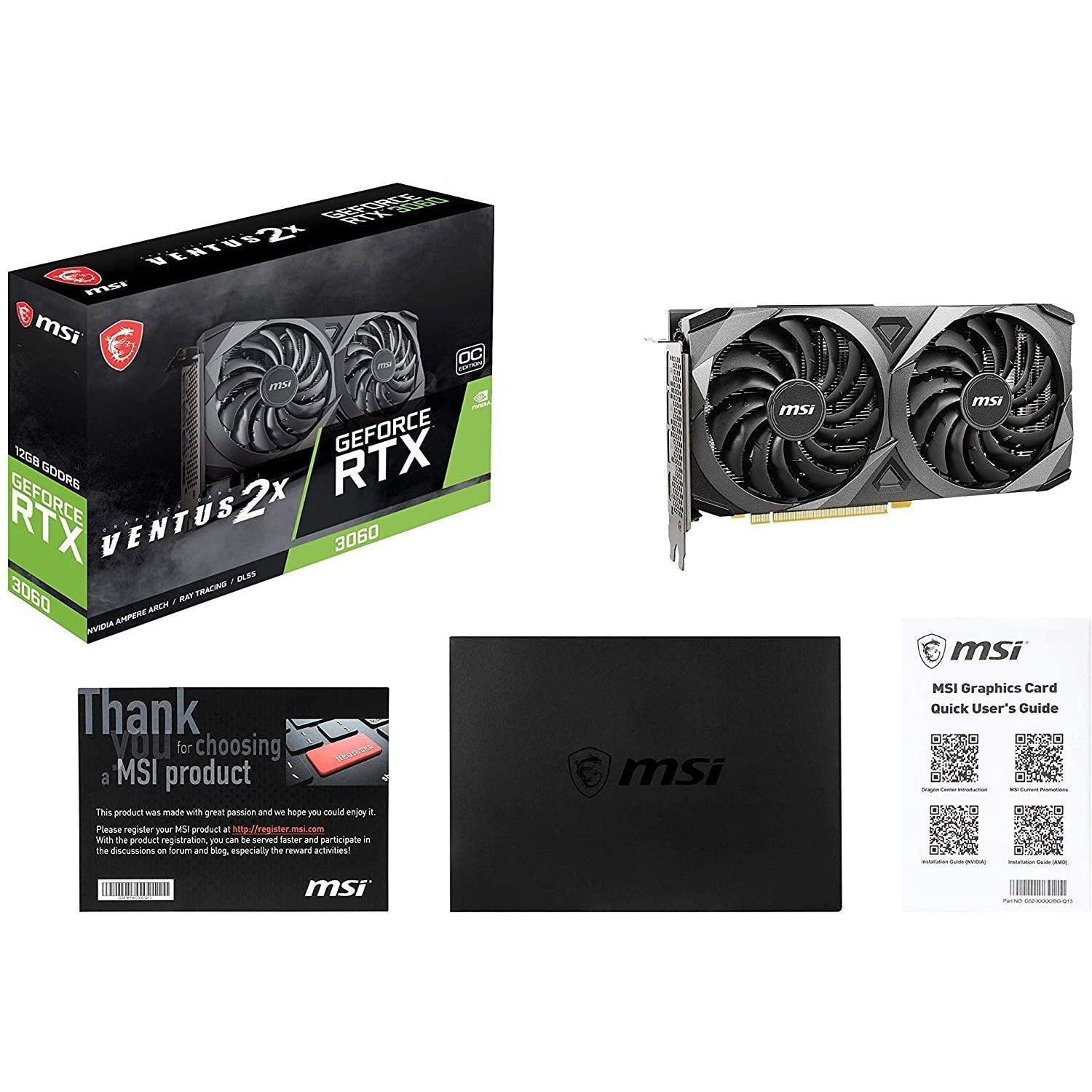 MSI RTX 3060 8gb Ventus X2 - OVERCLOCK Computer