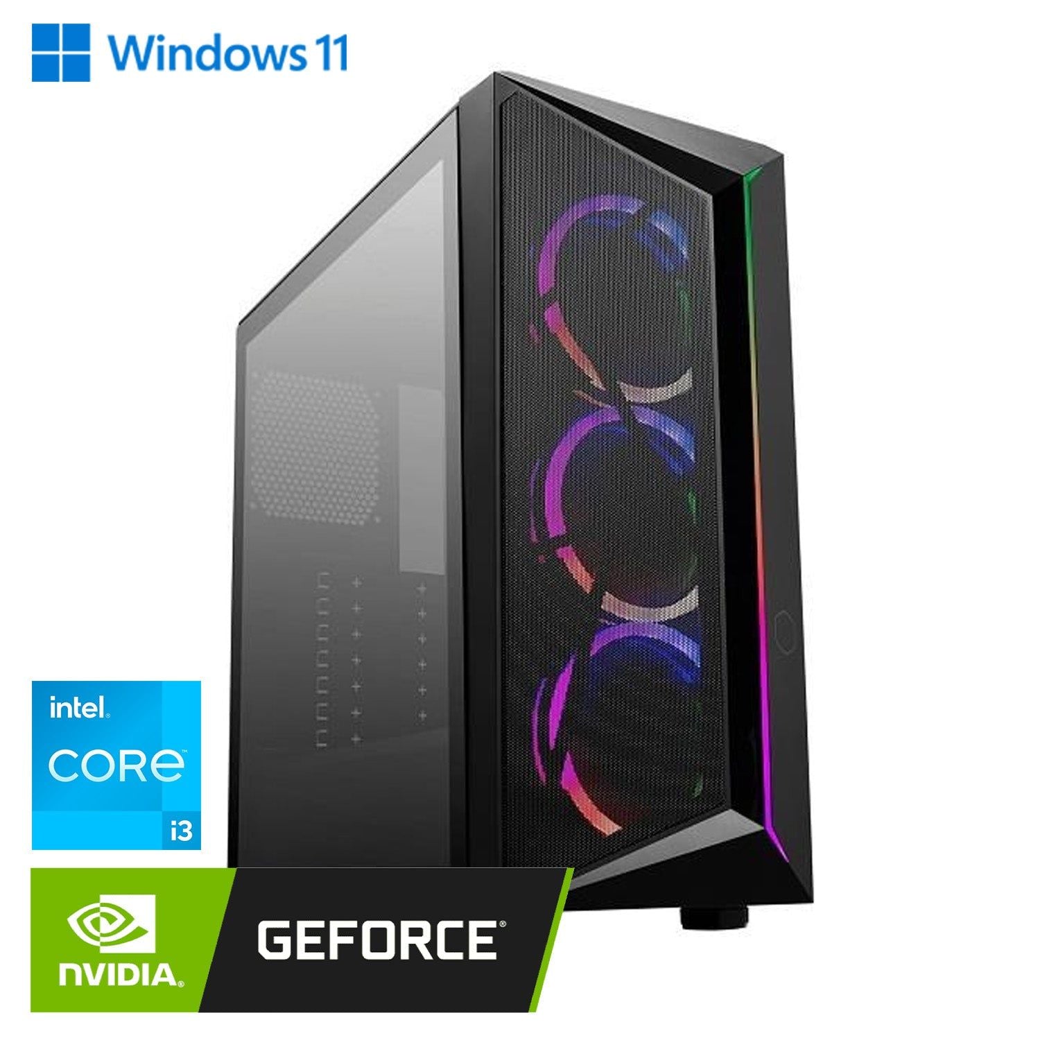 OVERCLOCK CP510 5 - Intel Core i3 12100f, 16gb ddr4 3200mhz, 512gb, GTX 1660 Super 6gb gddr6, Win 10 Pro - OVERCLOCK Computer