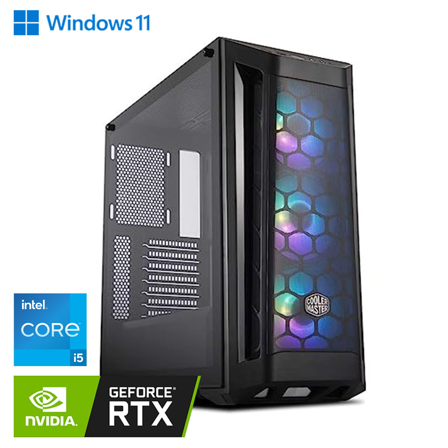 OVERCLOCK MB511 5 - Intel Core i5 11400f, 16gb ddr4 3200mhz, 512gb, RTX 3060 12g gddr6, Win 11 Pro - OVERCLOCK Computer