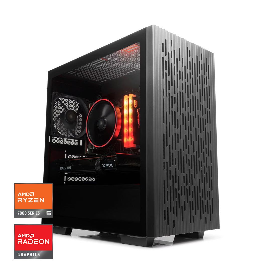 OVERCLOCK Matrix 5 - PC Gaming AMD Ryzen 5 7500f, 32gb ddr5 4800mhz, 1tb, AMD Radeon RX 7600 8GB GDDR6, Win 11 Pro - OVERCLOCK Computer