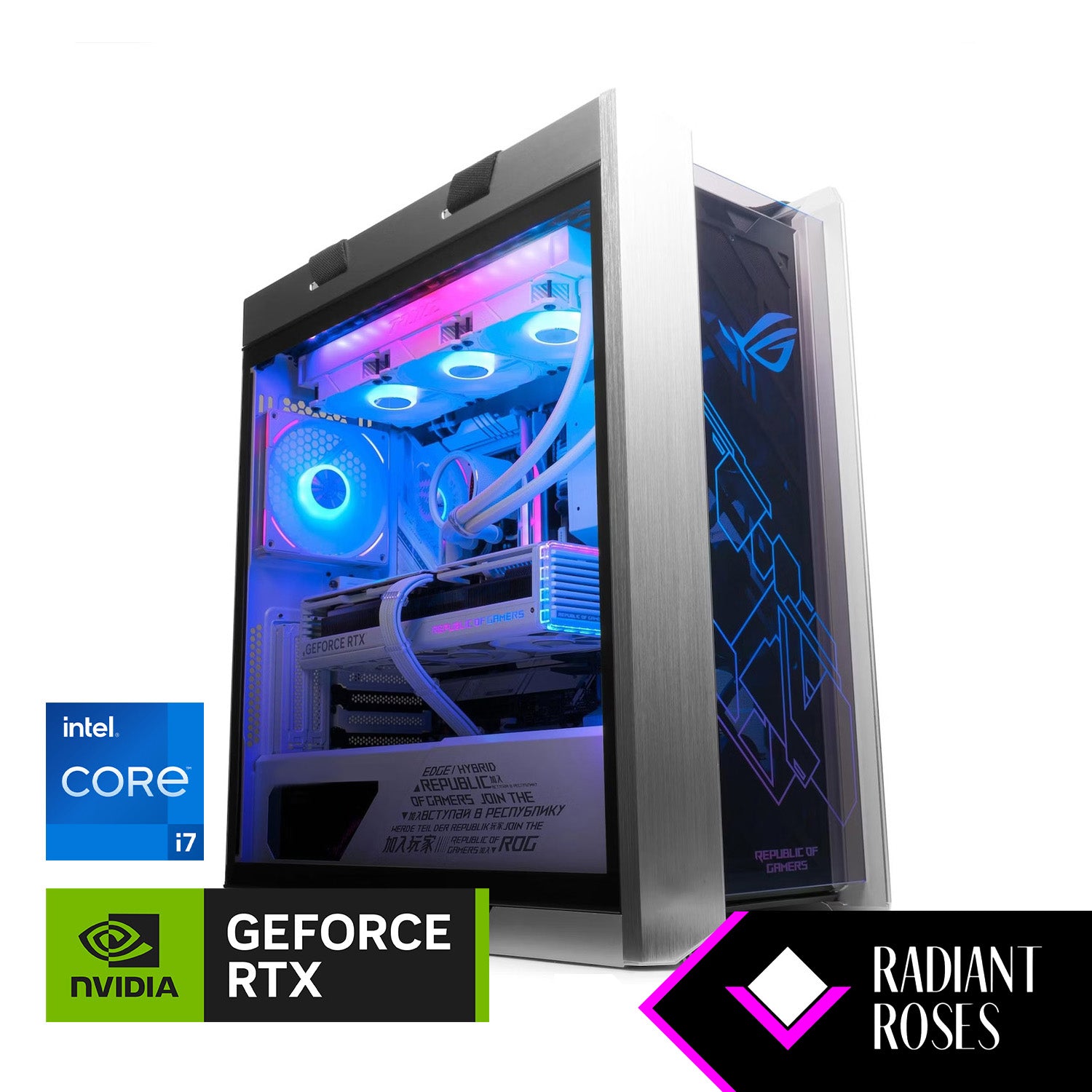 OVERCLOCK Radiant Boss 7 - PC Gaming Intel Core i7 13700kf, 32gb ddr5 5200mhz, 1tb, Nvidia RTX 4080 16g gddr6x, Win 11 Pro
