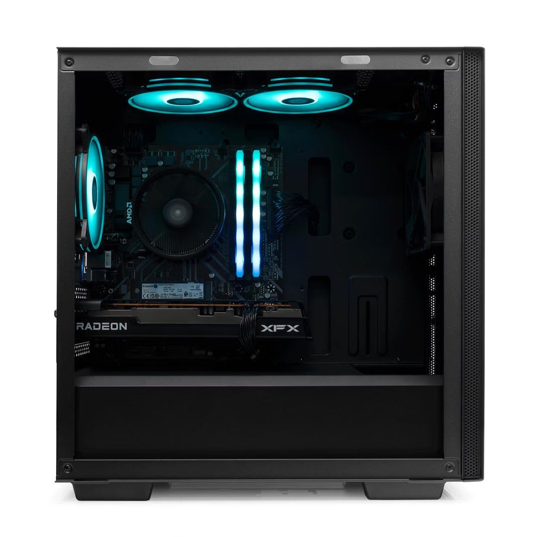 OVERCLOCK Shield 5 - PC Gaming AMD Ryzen 5 5500, 16gb ddr4 3200mhz, 1tb, RX 6500 XT 4gb gddr6, Win 11 Pro - OVERCLOCK Computer