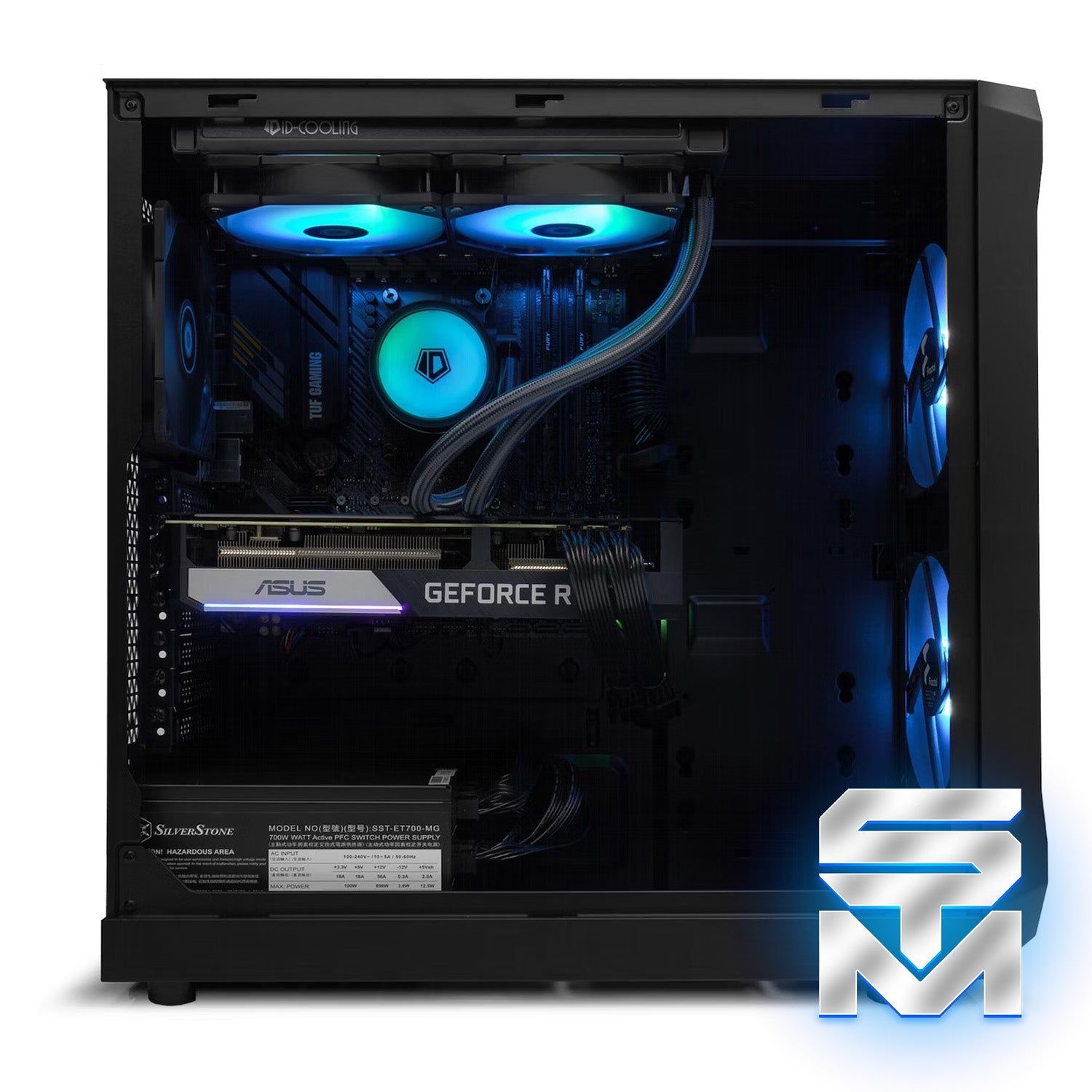 OVERCLOCK SysteM 7 - PC Gaming AMD Ryzen 7 5700x, 16gb ddr4 3600mhz, 1tb, Nvidia RTX 4070 12g gddr6x, Win 11 Pro - OVERCLOCK Computer