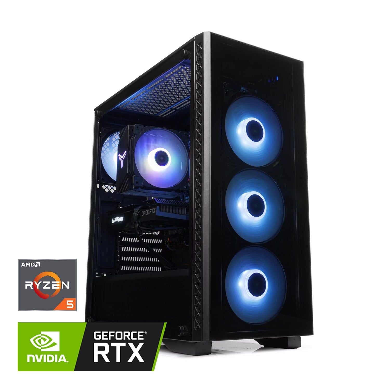 OVERCLOCK Trident 5 - PC Gaming AMD Ryzen 5 5500, 16gb ddr4 3200mhz, 1tb, RTX 4060 Ti 8g gddr6, Win 11 Pro - OVERCLOCK Computer