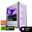 OVERCLOCK WhiteRose 5 - PC Gaming AMD Ryzen 5 7600, 16gb ddr5 4800mhz, 1tb, Nvidia RTX 4070 Ti 8g gddr6, Win 11 Pro