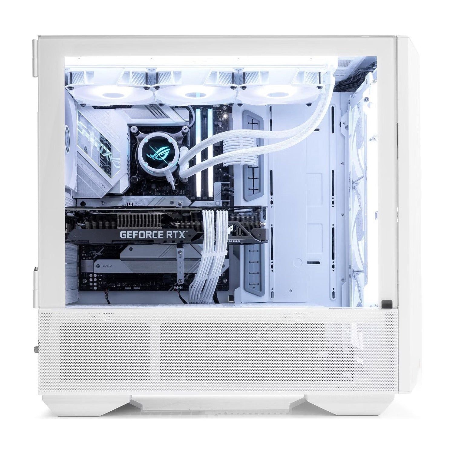 OVERCLOCK White Edition 5 - PC Gaming Intel Core i5 13600kf, 16gb ddr5 4800mhz, 1tb, Nvidia RTX 4070 12g gddr6x, Win 11 Pro - OVERCLOCK Computer