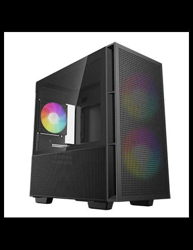 DEEPCOOL CASE MICRO ATX CH360 NERO 2*140+1*120mm ARGB FAN