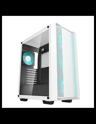 DEEPCOOL CASE MID TOWER CC560 V2 WHITE 3+1x120 LED FAN TG