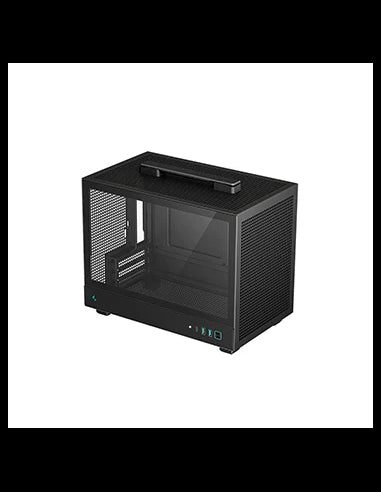 DEEPCOOL CASE MINI ITX CH160 NERO ultraportabile & alto flusso d'aria