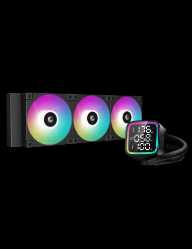 DEEPCOOL RAFF. CPU LIQUIDO LD360 LED RGB & DISPLAYR-LD360-BKMSN-G-1