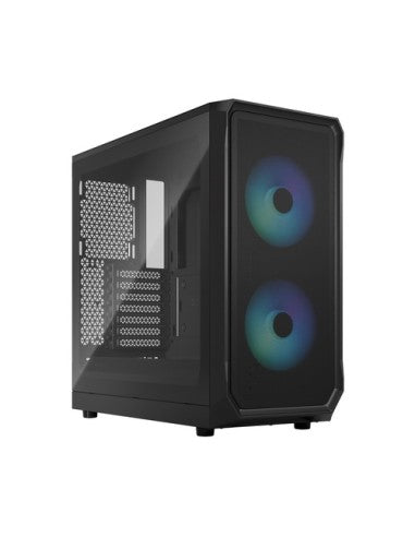 FRACTAL CASE MID TOWER FOCUS 2 RGB BLACK TG CLEAR TINT