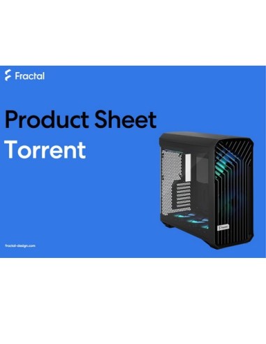 FRACTAL CASE MID TOWER TORRENT RGB BLACK TG LIGHT TINT