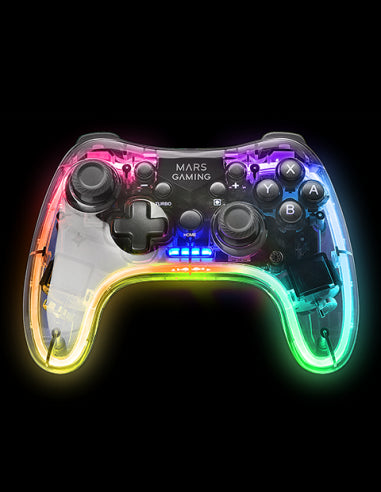 MARSGAMING GAME PAD MGP-BT WIR. BLUETOOTH+EDR, NEON RGB IOS/ANDROID/PC/MAC/