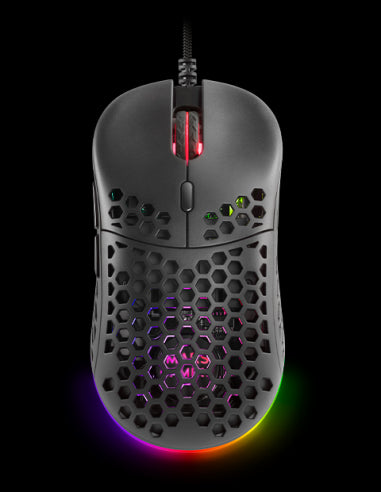 MARSGAMING GAMING MOUSE MM55 RGB BLACK 12800DPI, ULTRA-LIGHT 55g