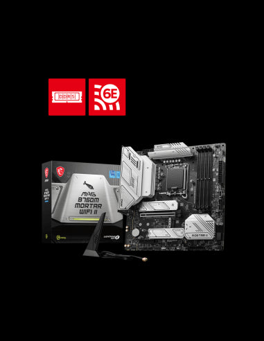 MSI MAG B760M MORTAR WIFI II Intel B760 LGA 1700 micro ATX