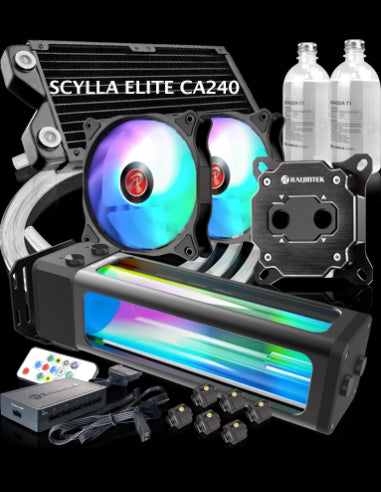 RAIJINTEK DIY KIT SCYLLA ELITE CA240 5V ARGB POMPA+W.BLOCK+RAD.+REFR+FAN+..