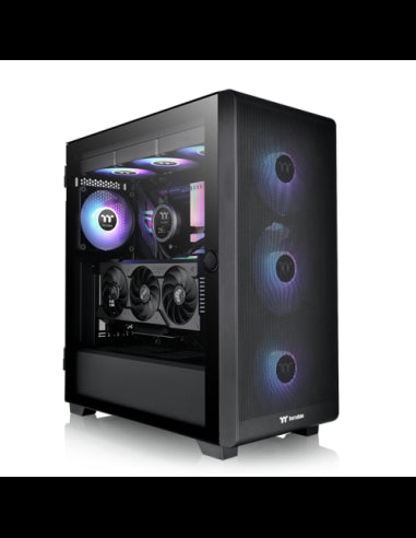 THERMALTAKE CASE M.TOWER S250 TG ARGB TG 4xCT120 ARGB FAN