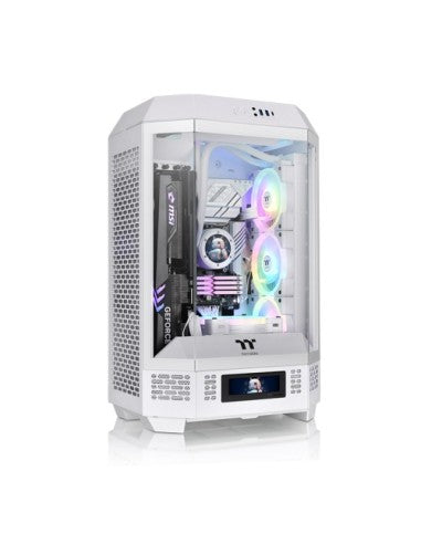 THERMALTAKE CASE MICRO THE TOWER 300 SNOW WIN SPCC 3*TG 2FAN*CT140 METAL PA