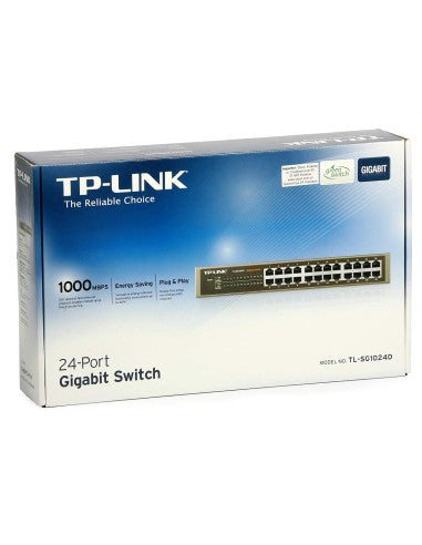 TP-Link Switch 24-Porte Gigabit Desktop/Rackmount