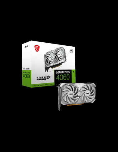 MSI VENTUS GeForce RTX 4060 2X WHITE 8G OC NVIDIA 8 GB GDDR6