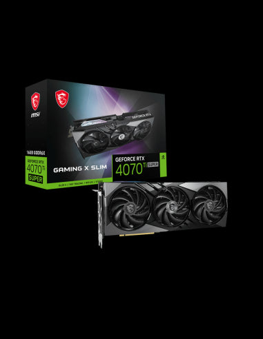 MSI GAMING GeForce RTX 4070 Ti SUPER 16G X SLIM NVIDIA 16 GB GDDR6X