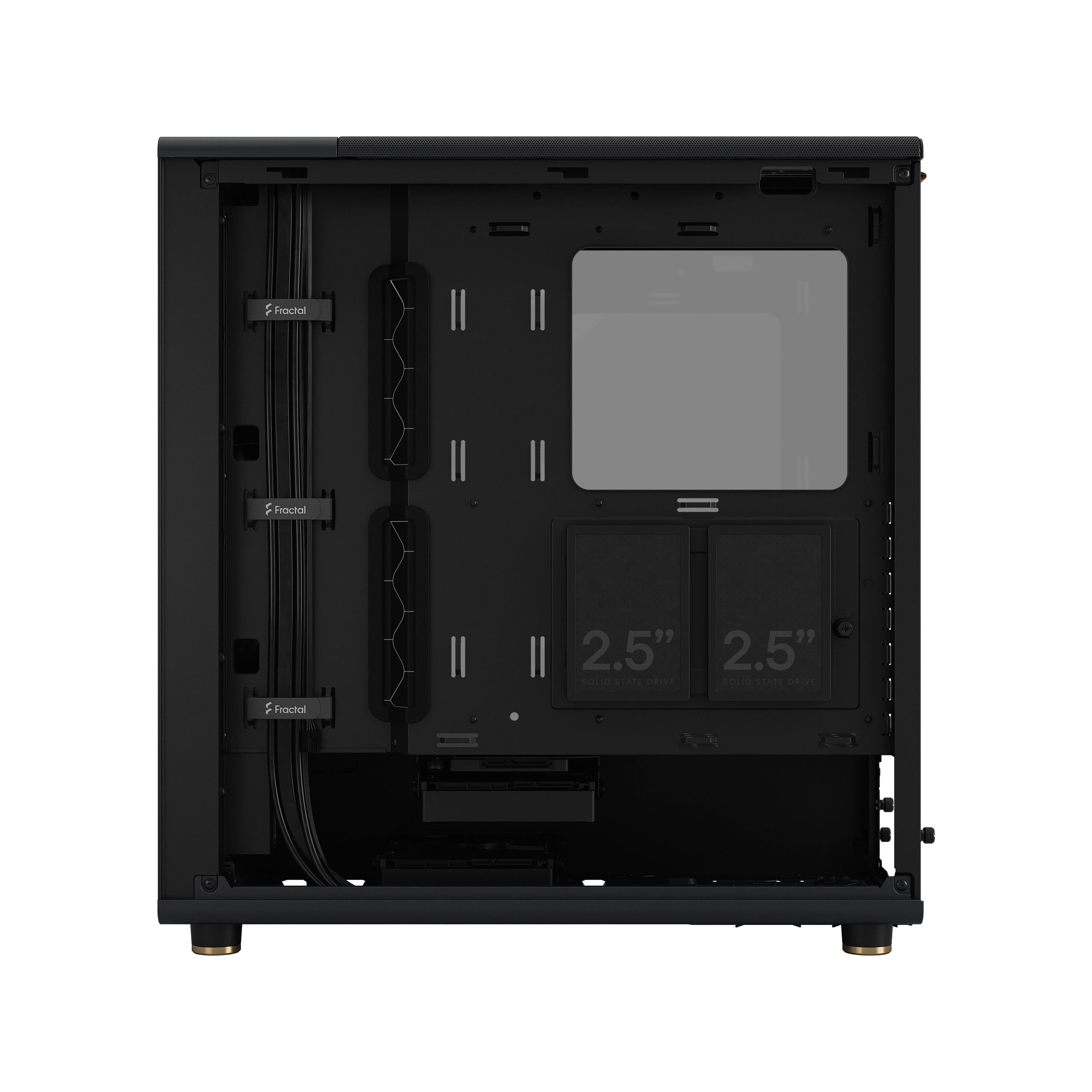 FRACTAL CASE MID TOWER NORTH CHARCOAL BLACK
