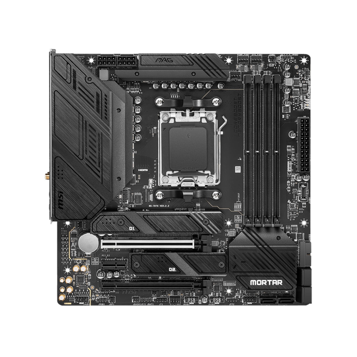 MSI MAG B650M MÖRTEL WIFI AMD AM5 