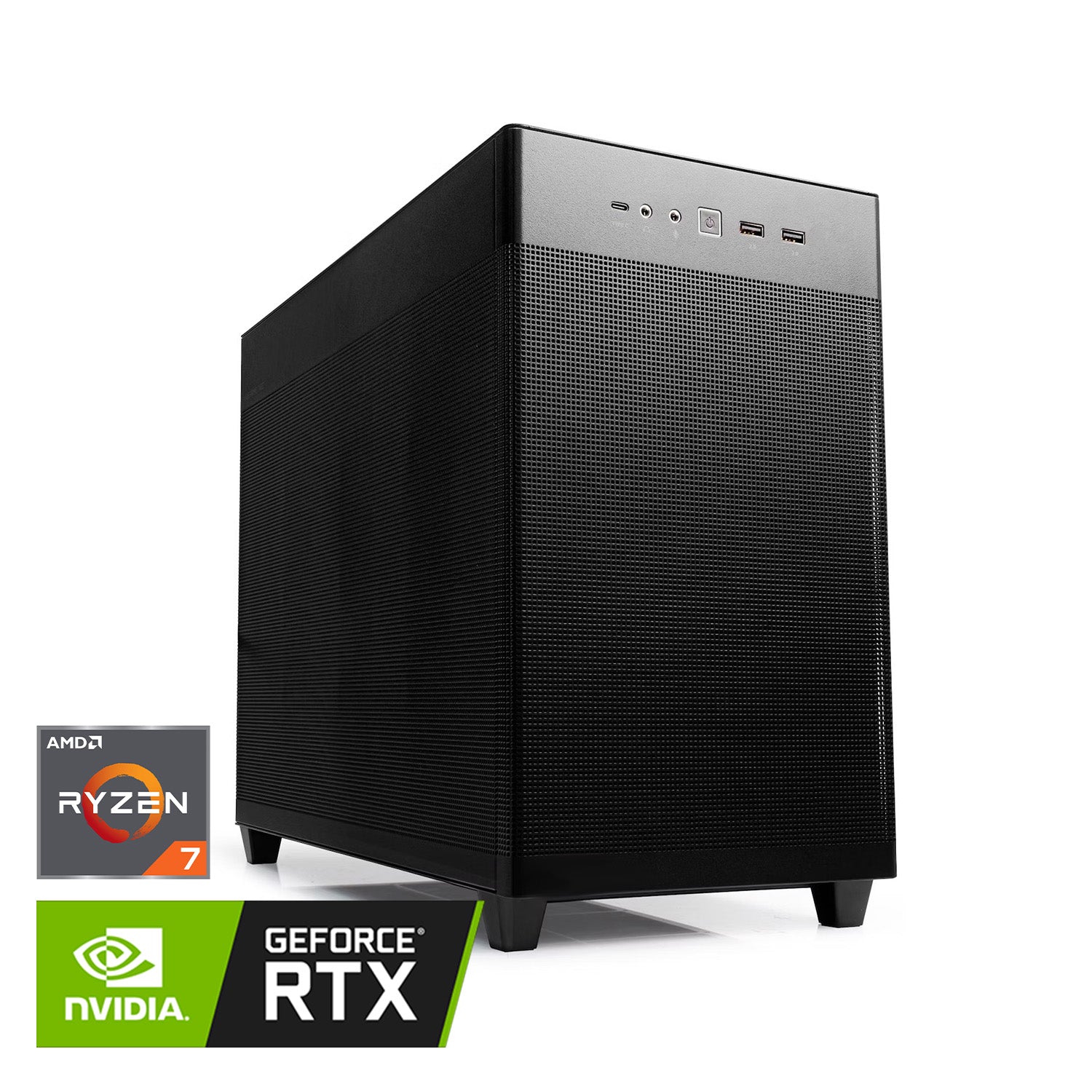 OVERCLOCK Prime 7 - PC Gaming AMD Ryzen 7 5700x, 16gb ddr4 3200mhz, 1tb, RTX 4060 8g gddr6, Win 11 Pro